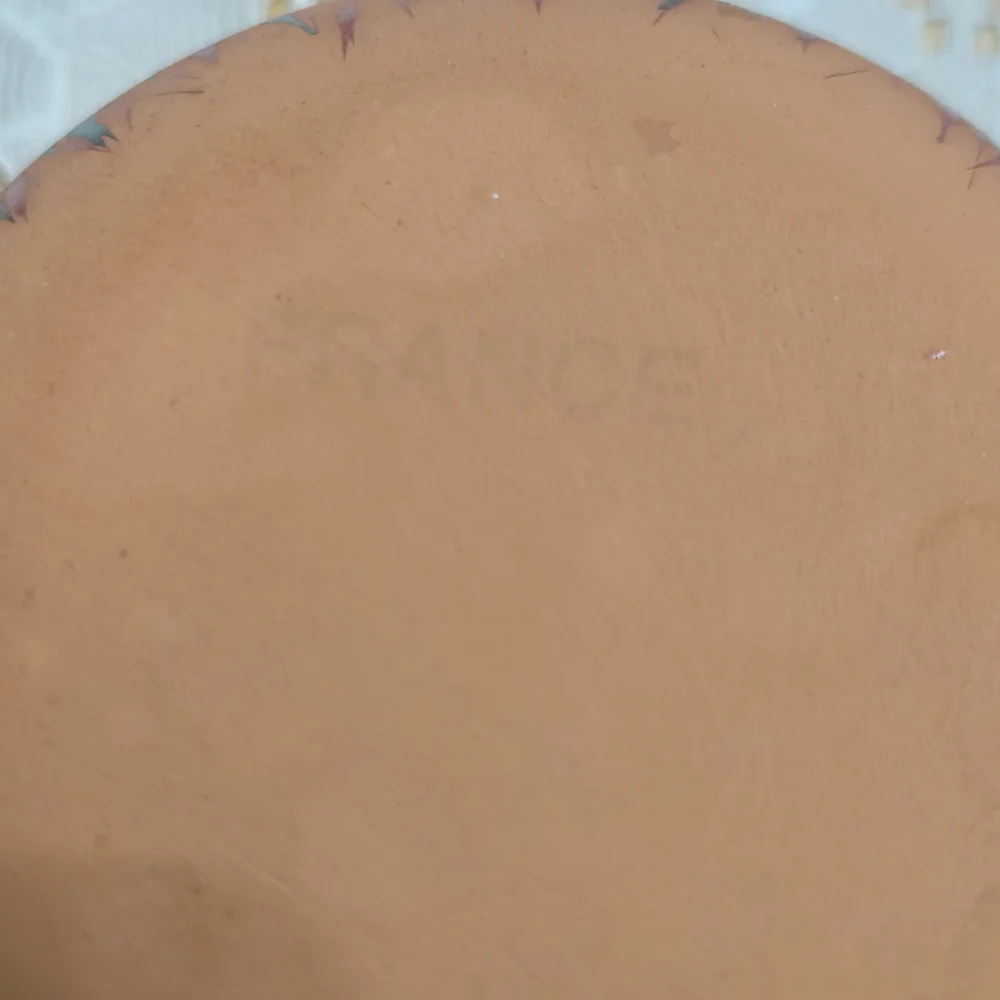 Artistic Pink and Green Ceramic Bowl - Picture 8 of 10